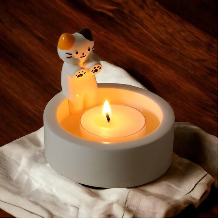 Stand Decor – Cat Candle Holder