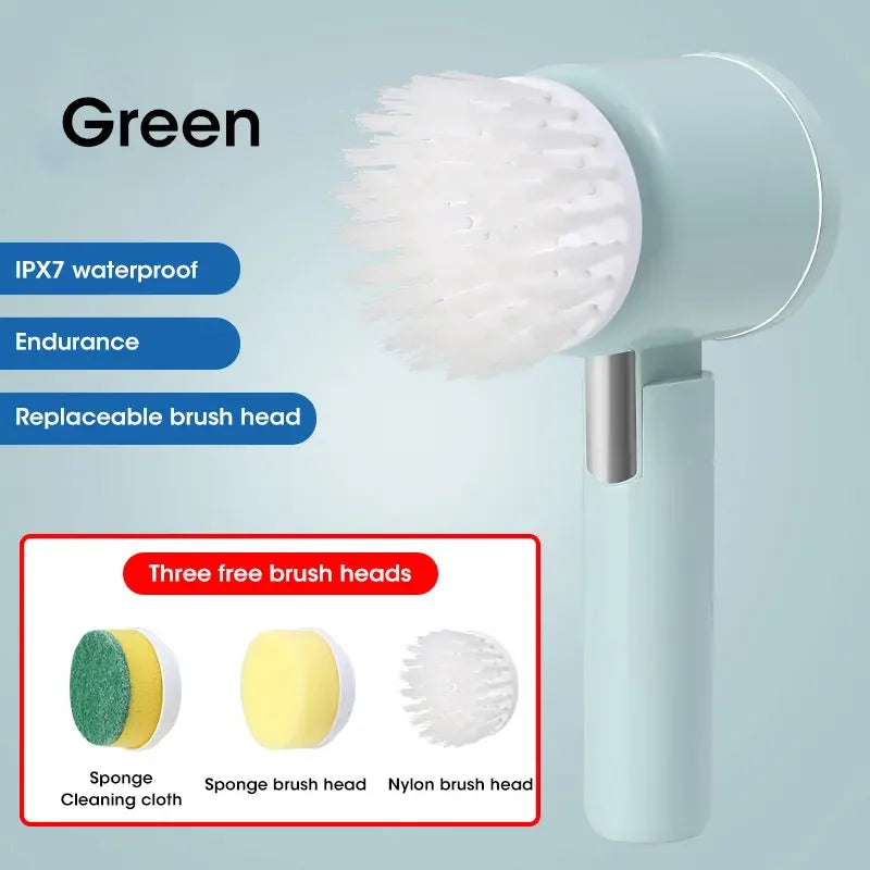 Electric Spin Scrubber | Cordless Bathroom & Kitchen Cleaning Brush