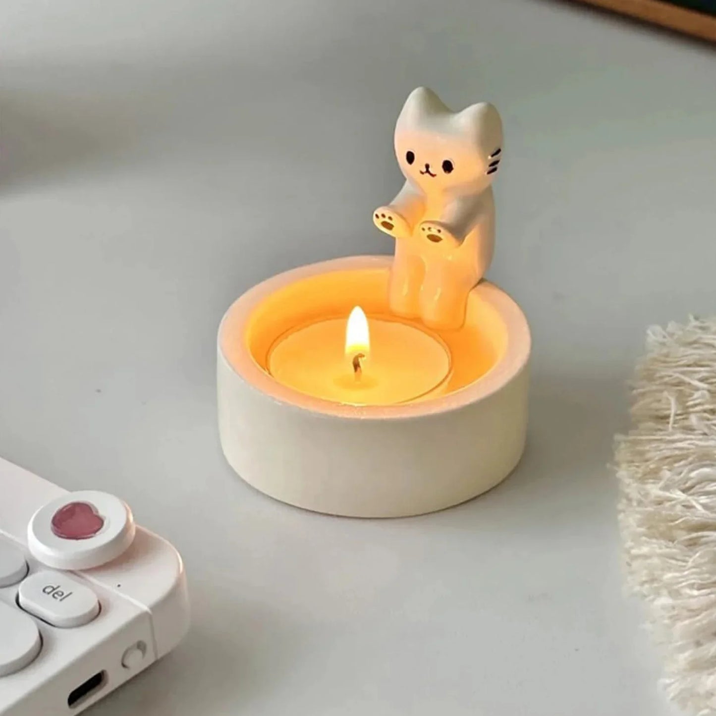 Stand Decor – Cat Candle Holder