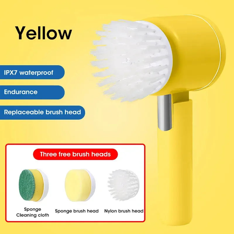 Electric Spin Scrubber | Cordless Bathroom & Kitchen Cleaning Brush