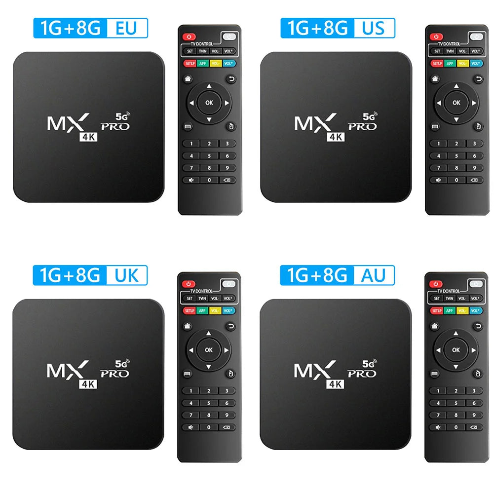 Android 12 4K TV Box Media Player