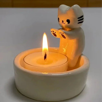Stand Decor – Cat Candle Holder