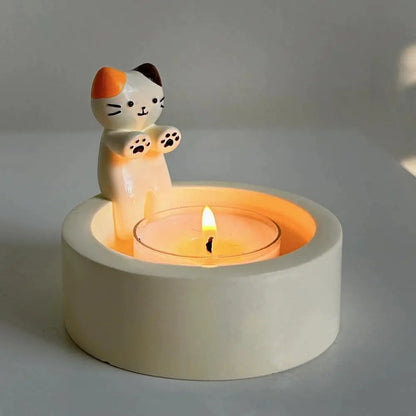 Stand Decor – Cat Candle Holder