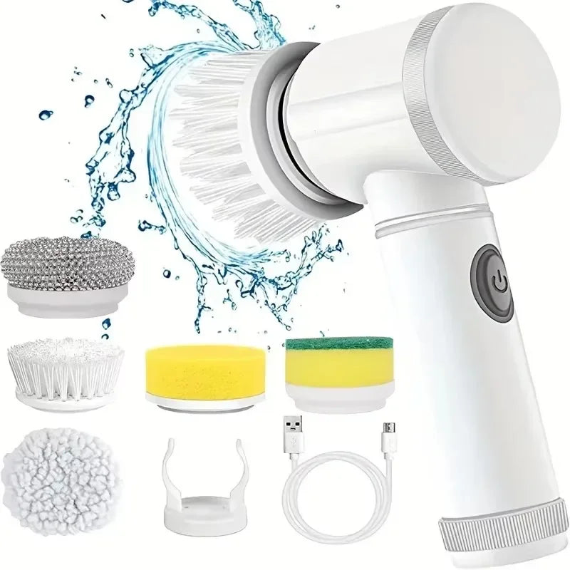Electric Spin Scrubber | Cordless Bathroom & Kitchen Cleaning Brush