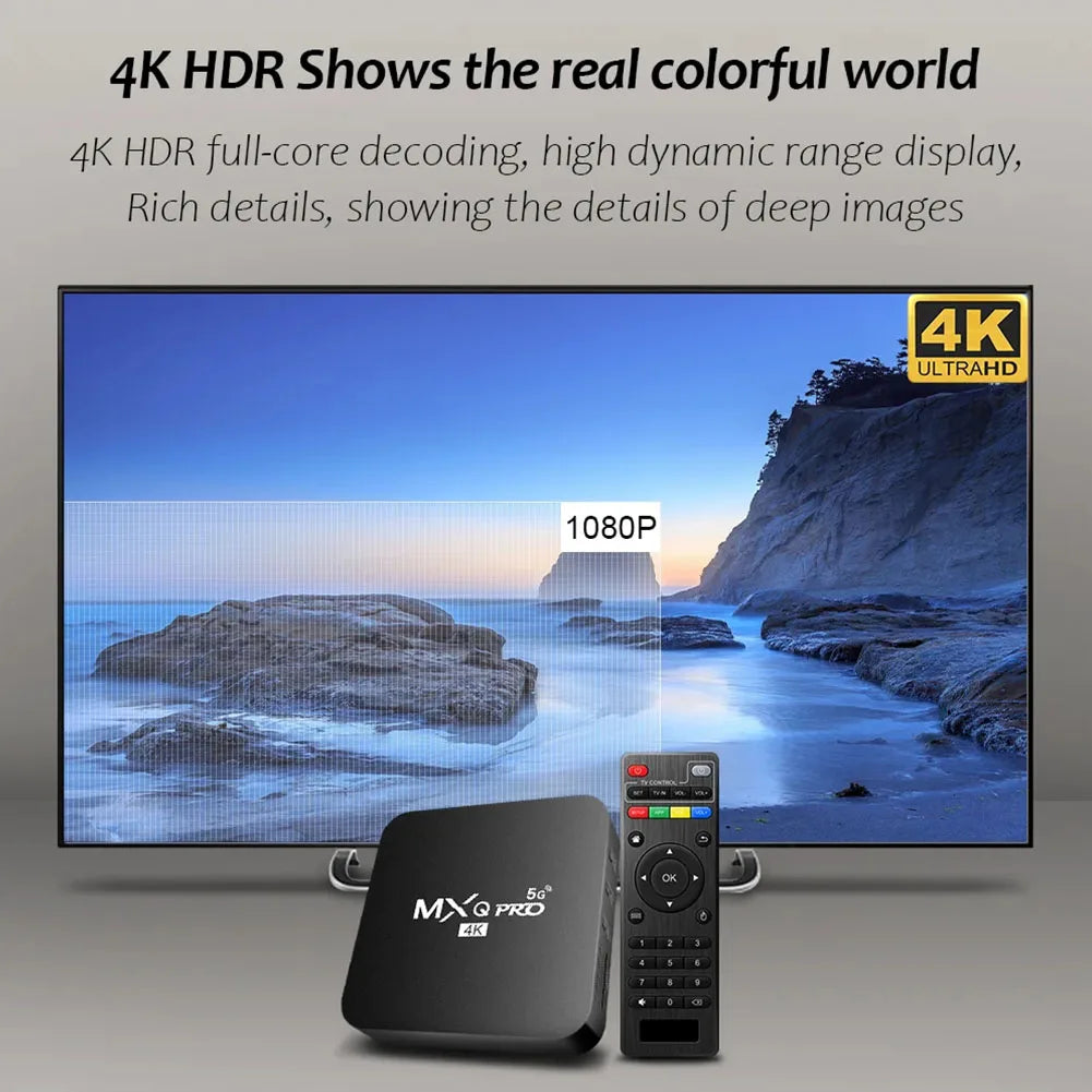Android 12 4K TV Box Media Player